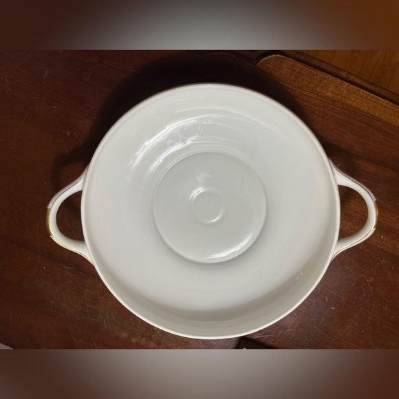 RARE Eschenbach Baronet style Bavarian China Pattern Floral China Bowl w Lid - Picture 6 of 14